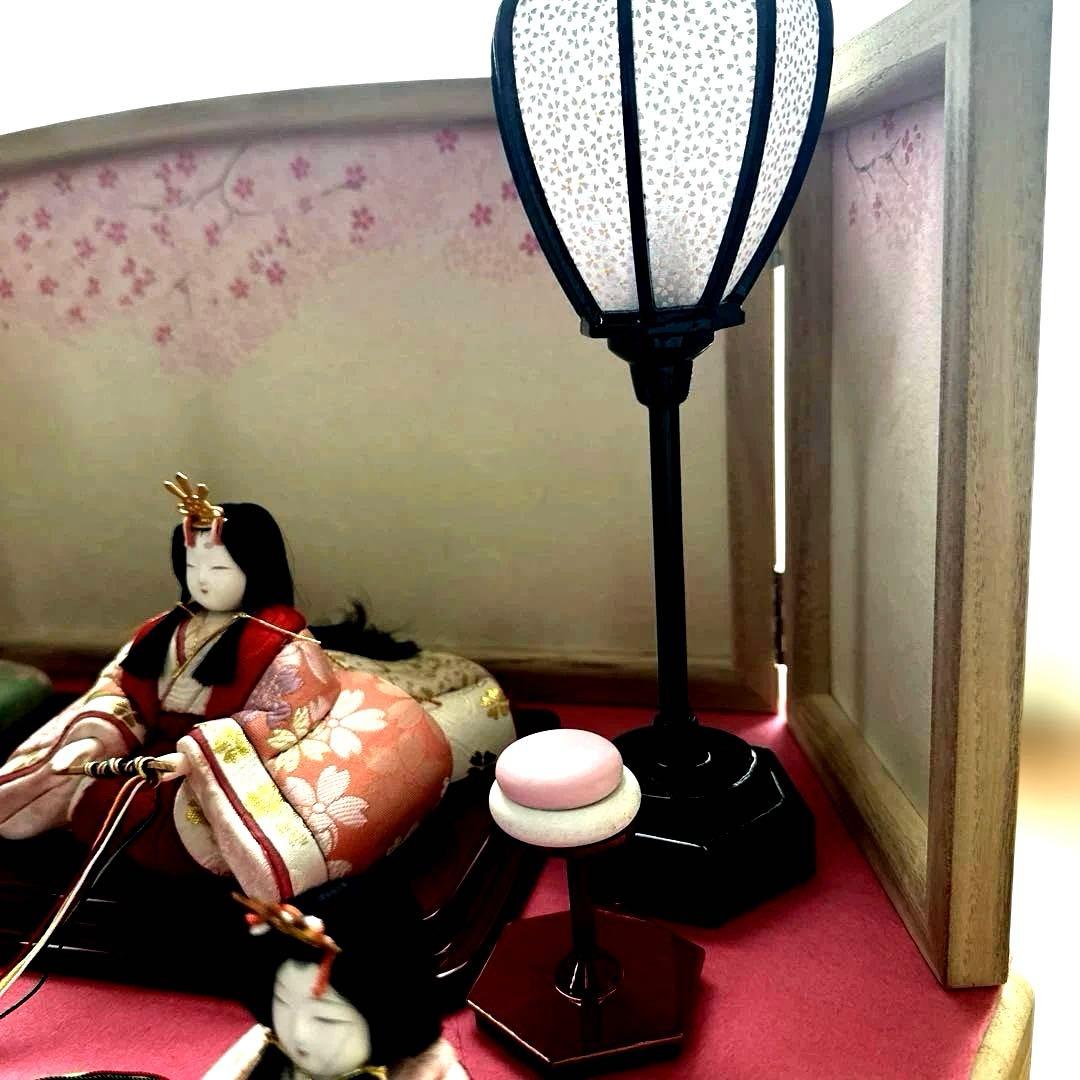 雛人形セット ひな祭り 真多呂　コンパクト　11点　桐箱付き