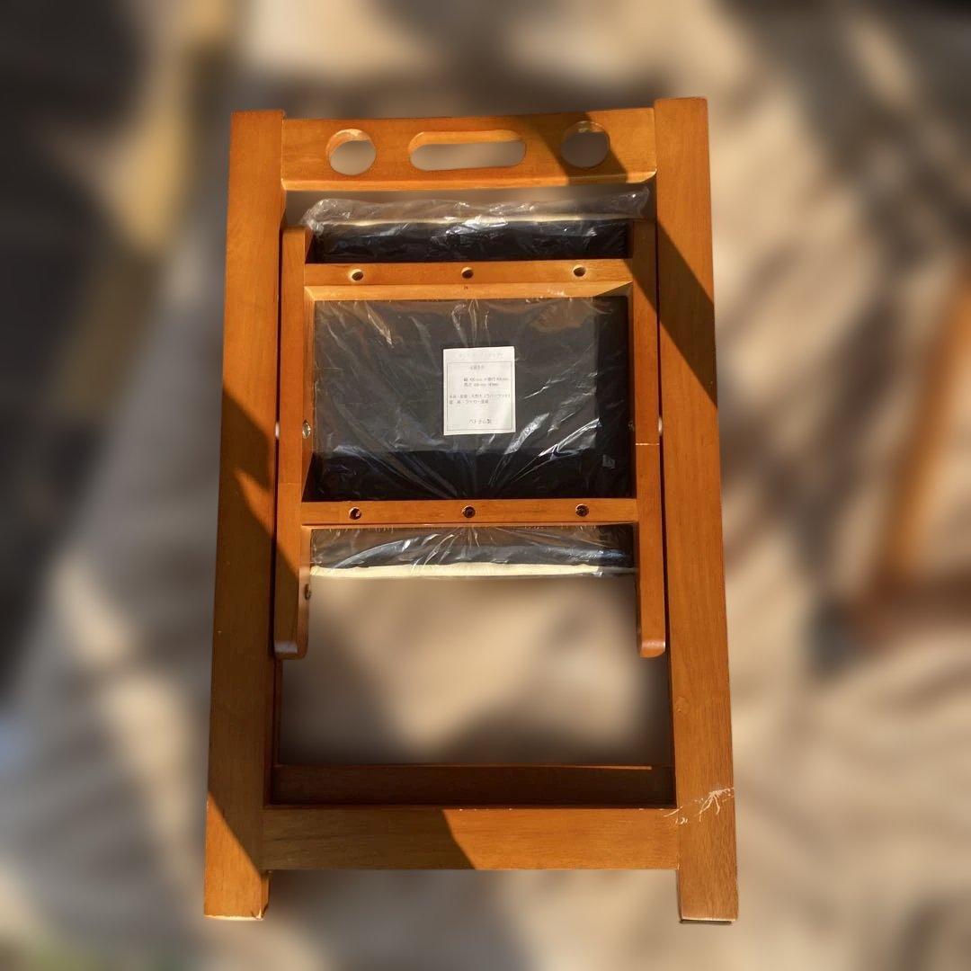 新たに傷入りました！CD 折りたたみデスク&チェア　収納付き　キャスター