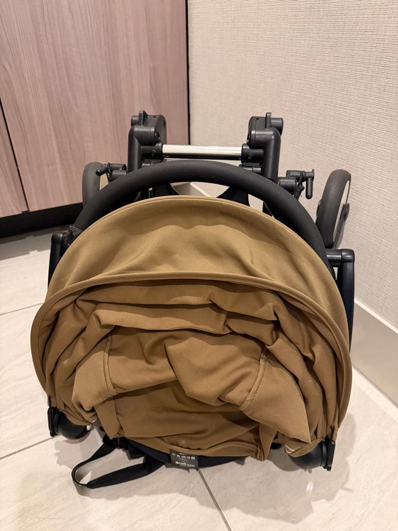 【正規品 売り切り】BABYZEN YOYOベビーカー　ベージュホワイトフレーム