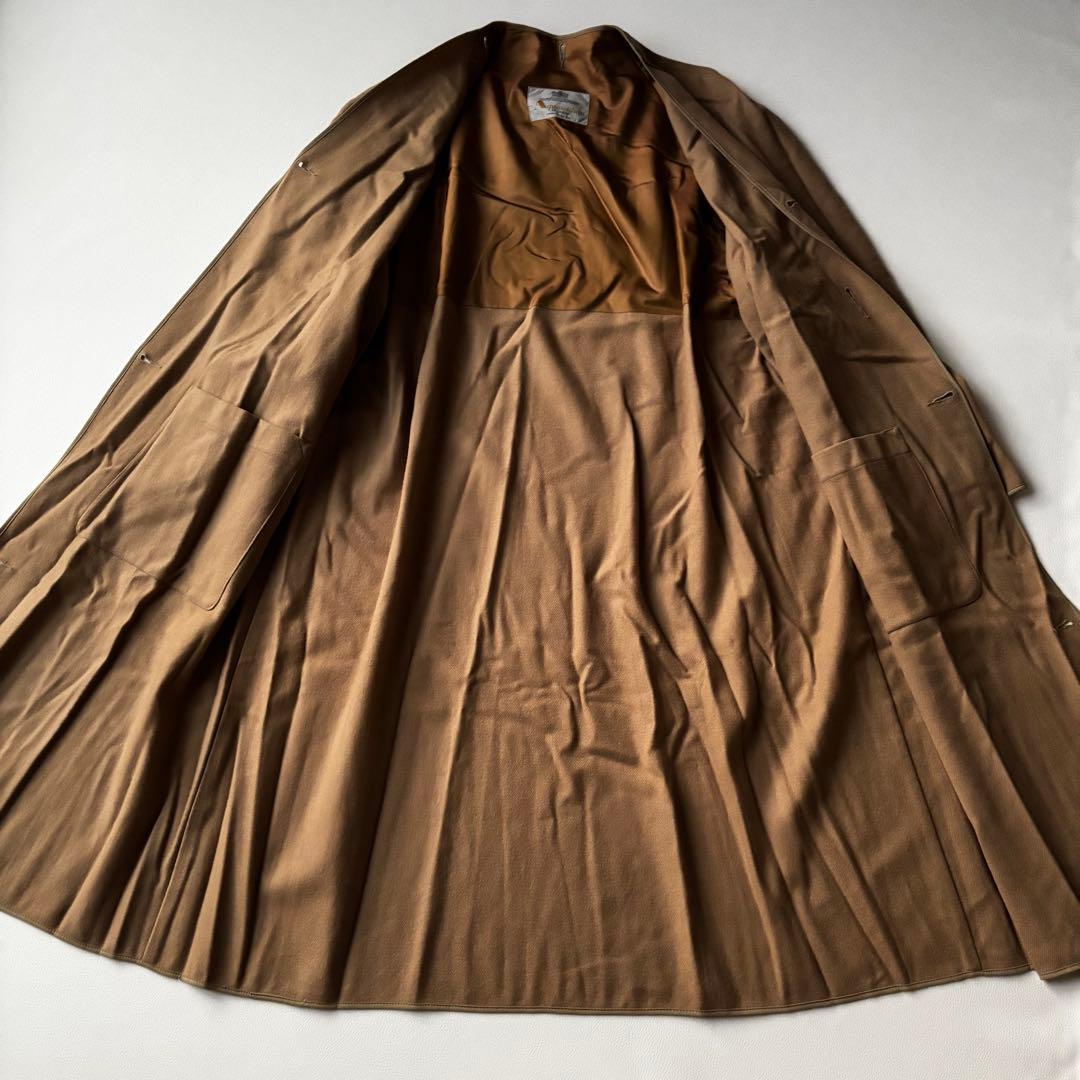 極美品✨アクアスキュータム　トレンチコート　長袖ライナー　ベルト　玉虫　マキシ丈