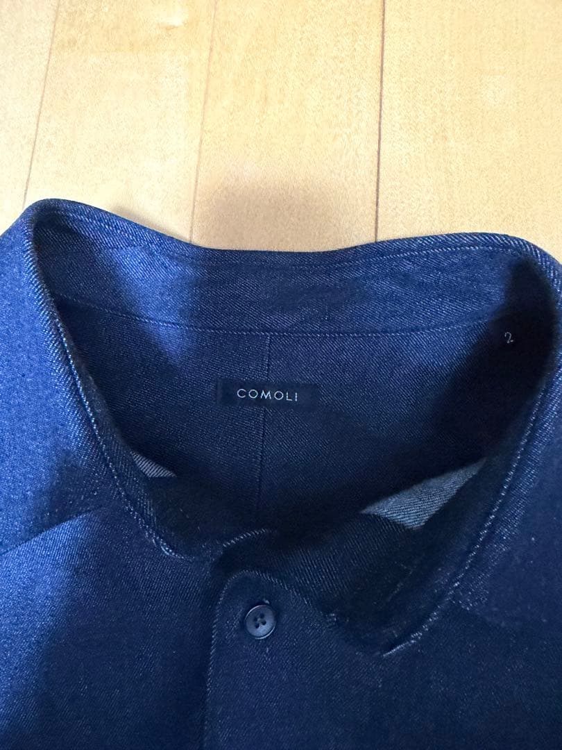 COMOLI デニムコモリシャツ　サイズ2