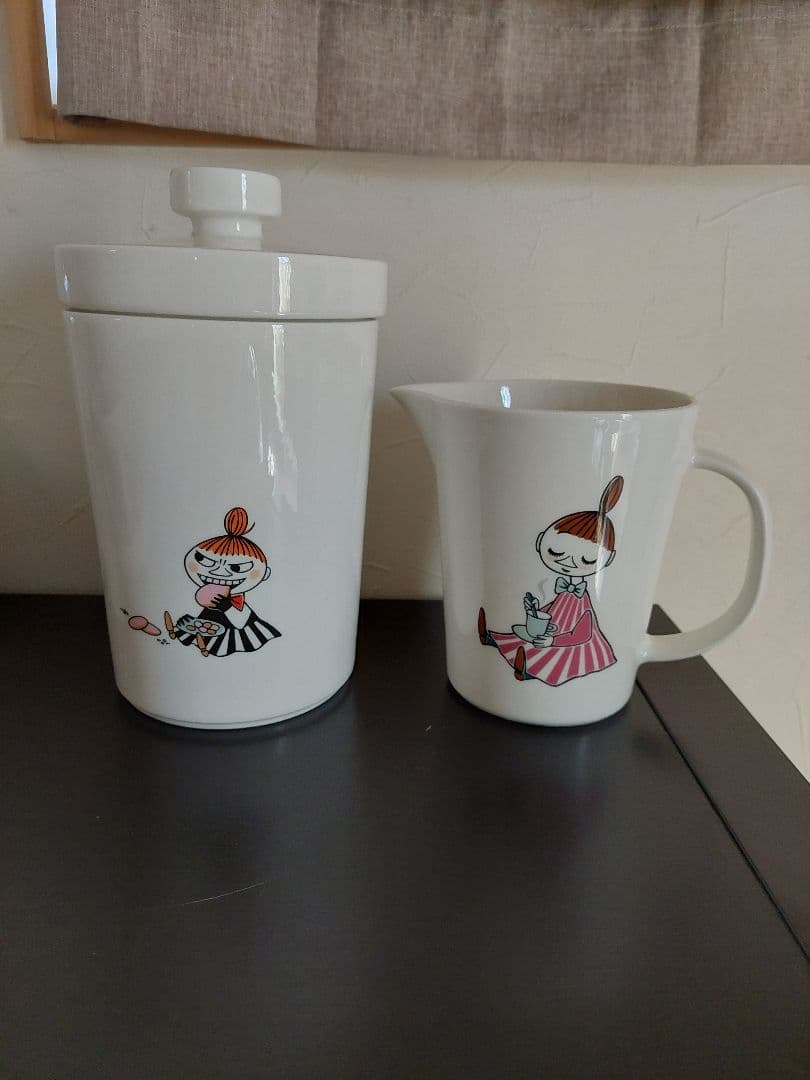 ムーミン　セレブレーション　限定品　ビスケットジャー　ジュースジャグ　セット