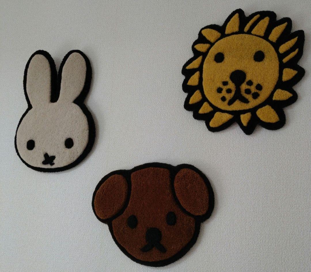 ウニコ　ミッフィー　チェアパッド　3種セット