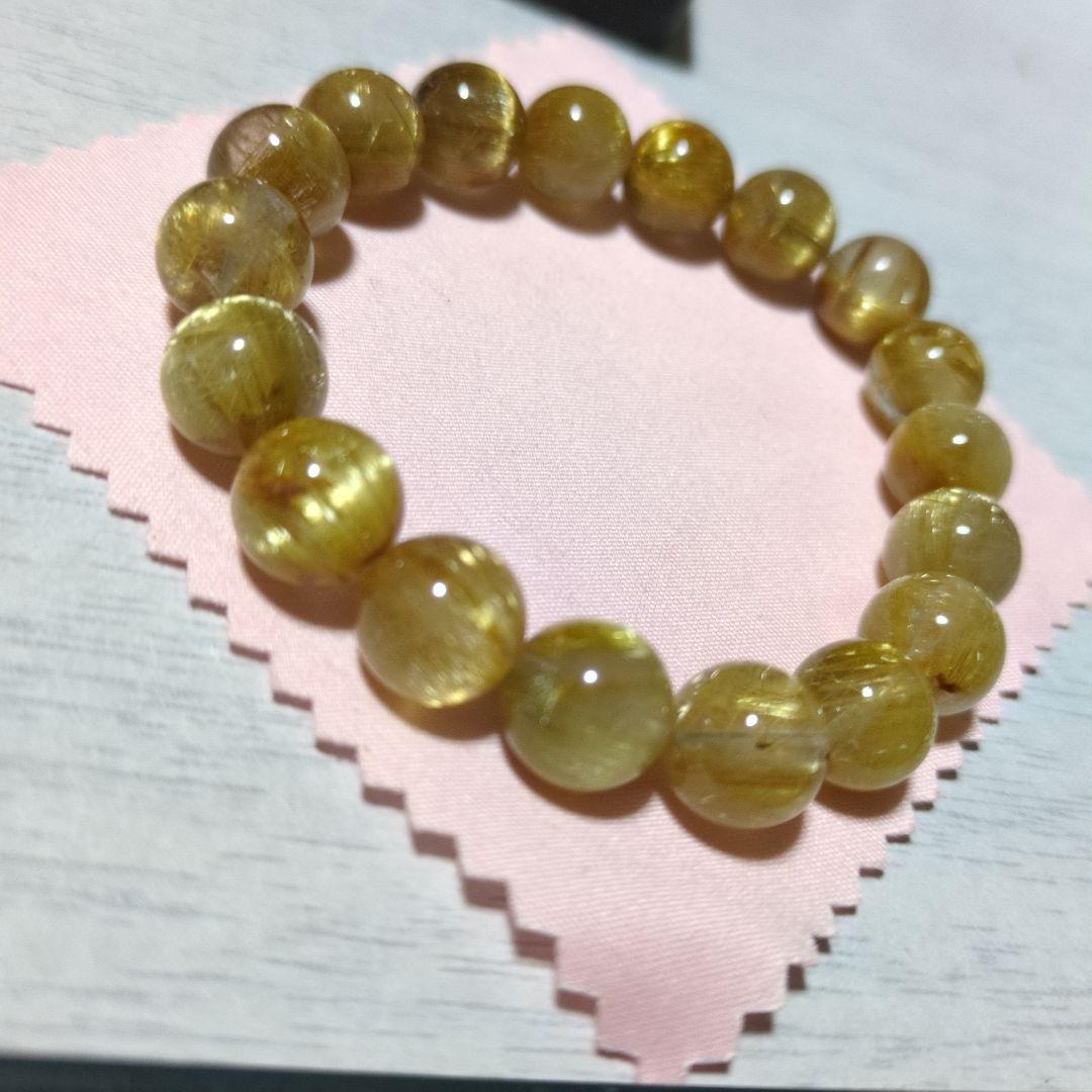 お得意ですキャッツアイルチルクォーツ ブレスレット138000円