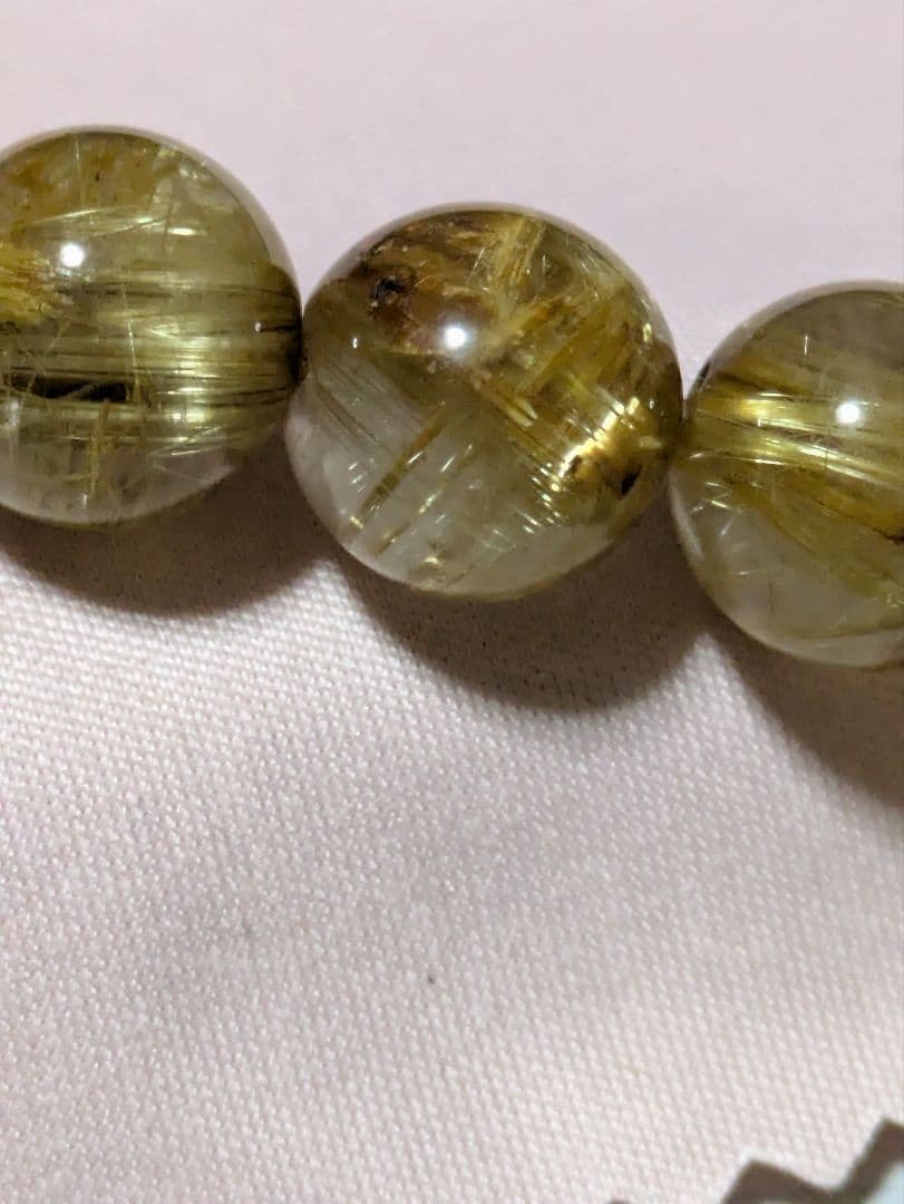 お得意ですキャッツアイルチルクォーツ ブレスレット138000円