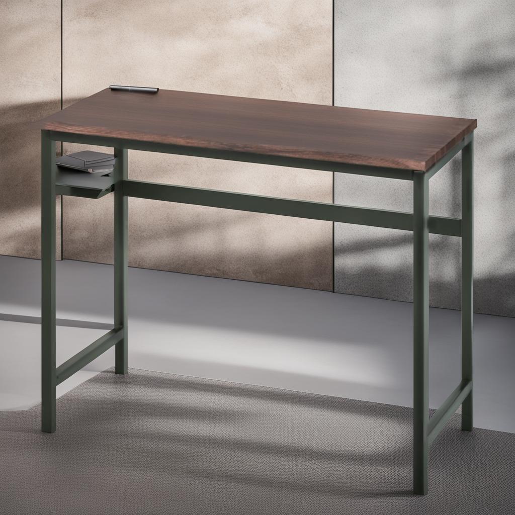 ☆パソコン机・オフィス・2口コンセント付き　ヴィンテージ