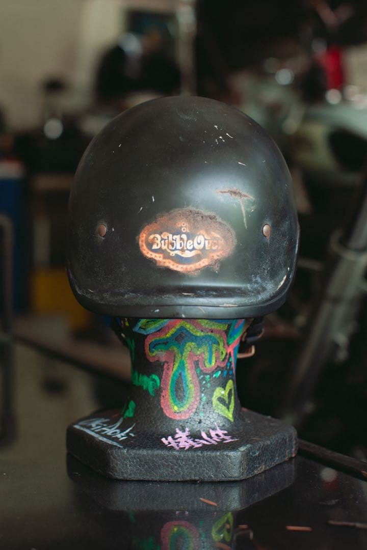 ※錆エイジング加工※EASYRIDERS Half Cap Helmet