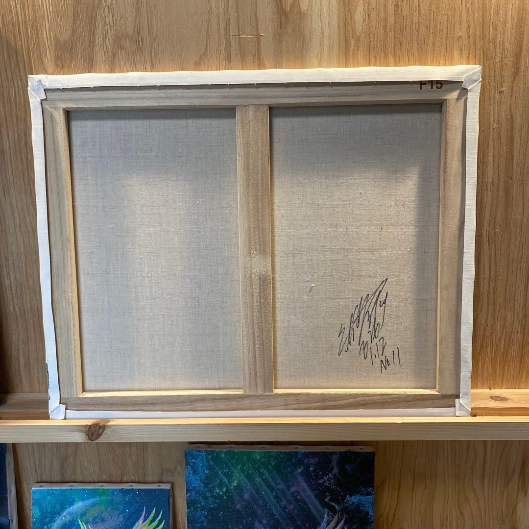 風景画 F15 スプレーアート原画