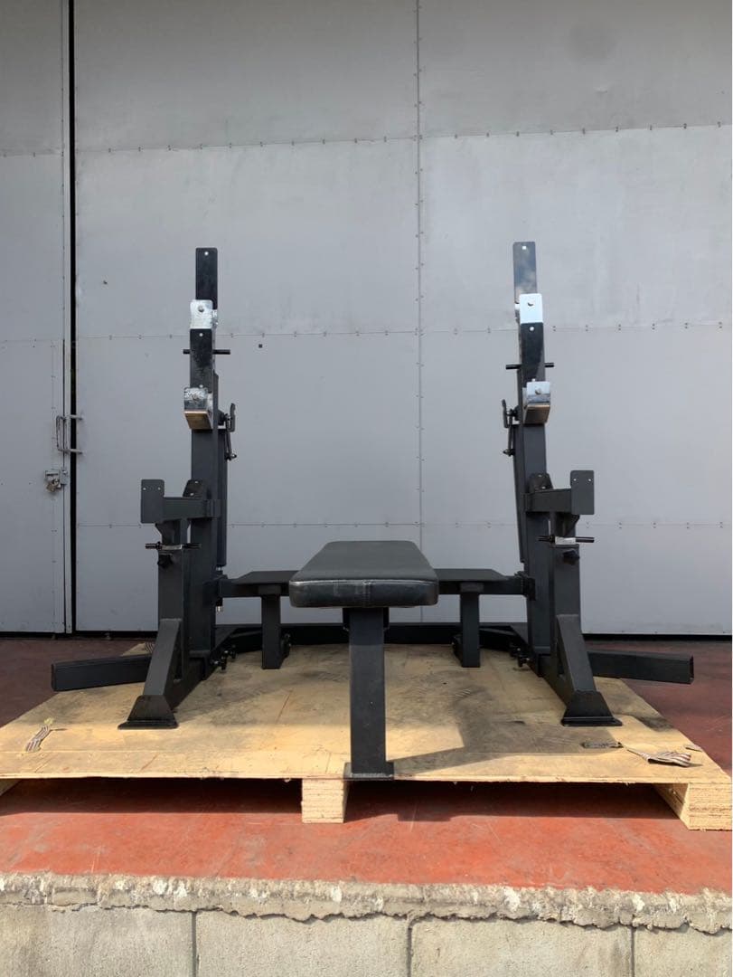 オリンピアベンチプレス台 トレーニングベンチ 高さ調整可能