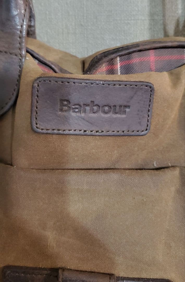 【希少】 バブアー　barbour オイルド　トートバック バブアートートバック