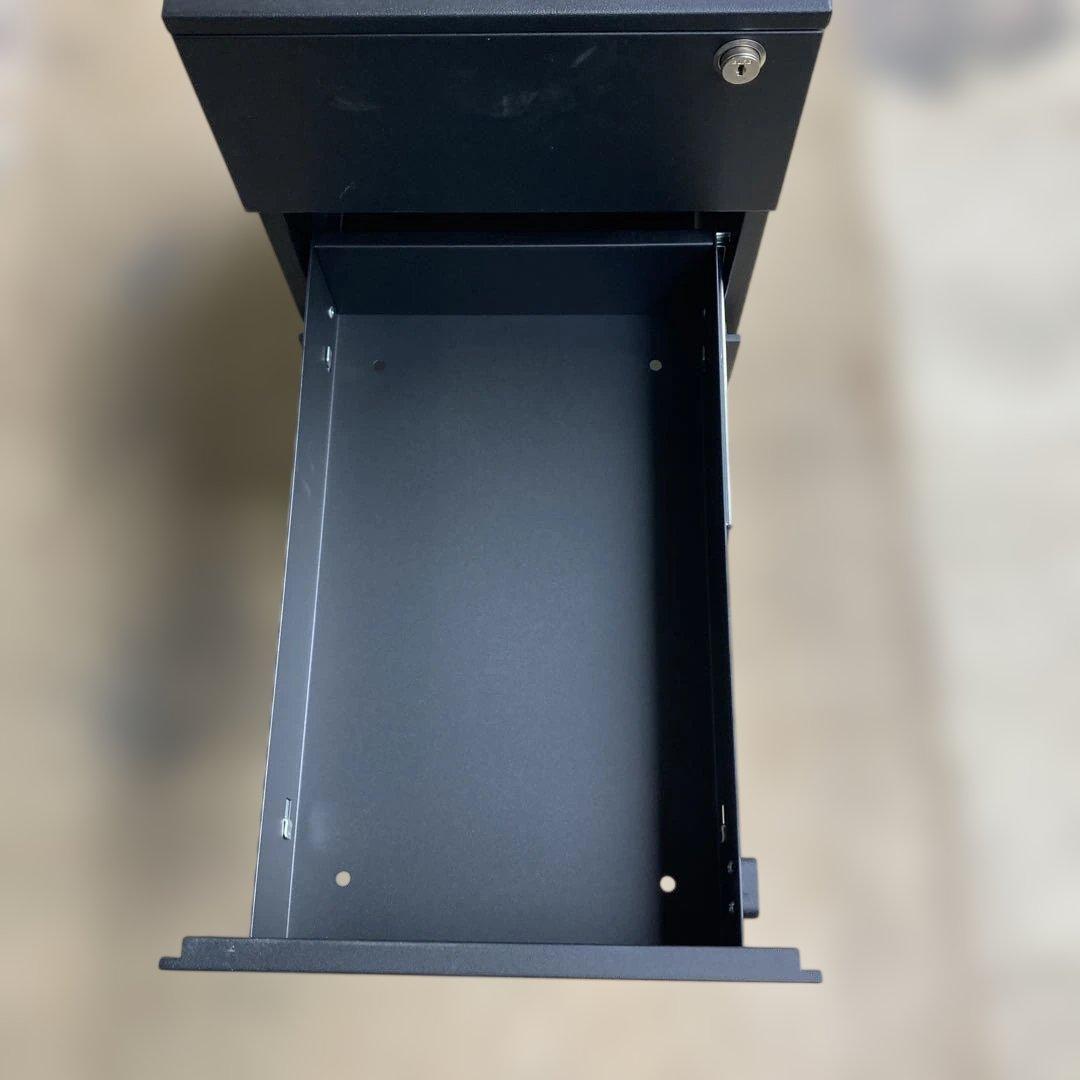 【美品】PLENO 平デスク　 事務机　キャスター付き引き出しセット　1台セット