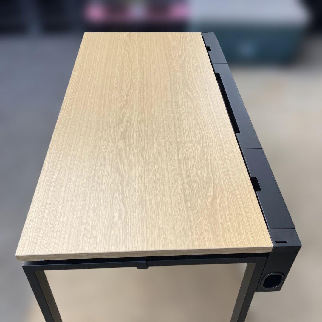 【美品】PLENO 平デスク　 事務机　キャスター付き引き出しセット　1台セット