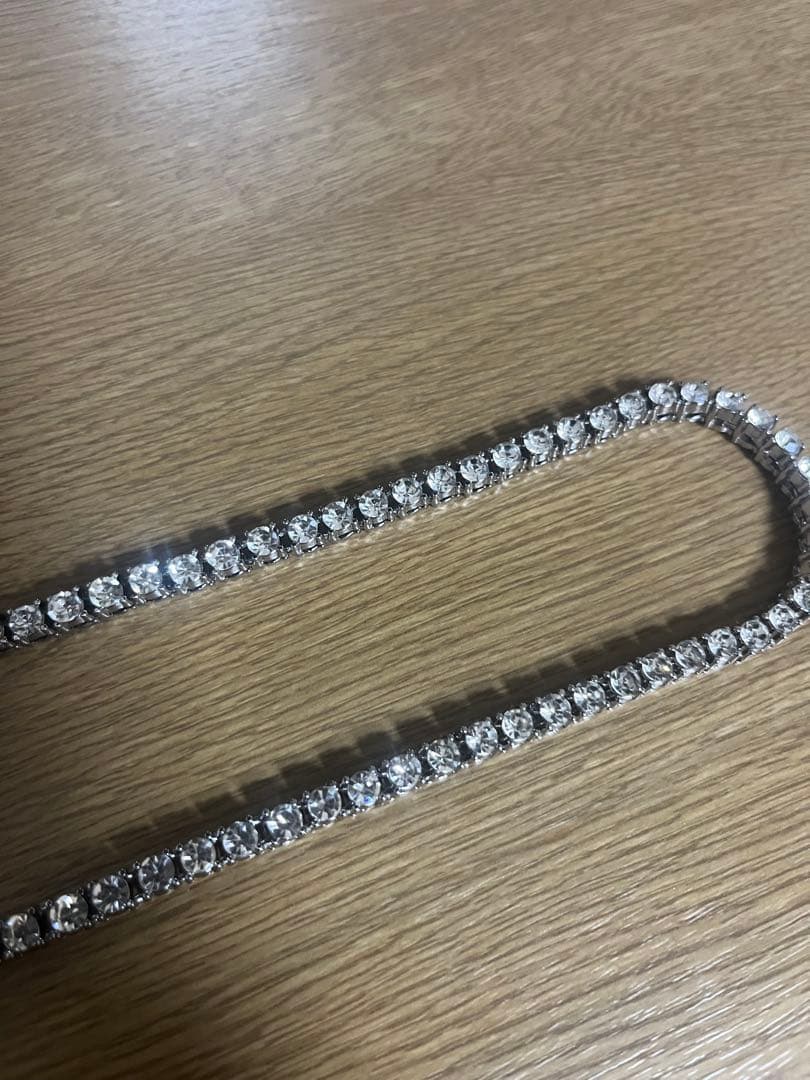 モアサナイト　テニスチェーン　40cm