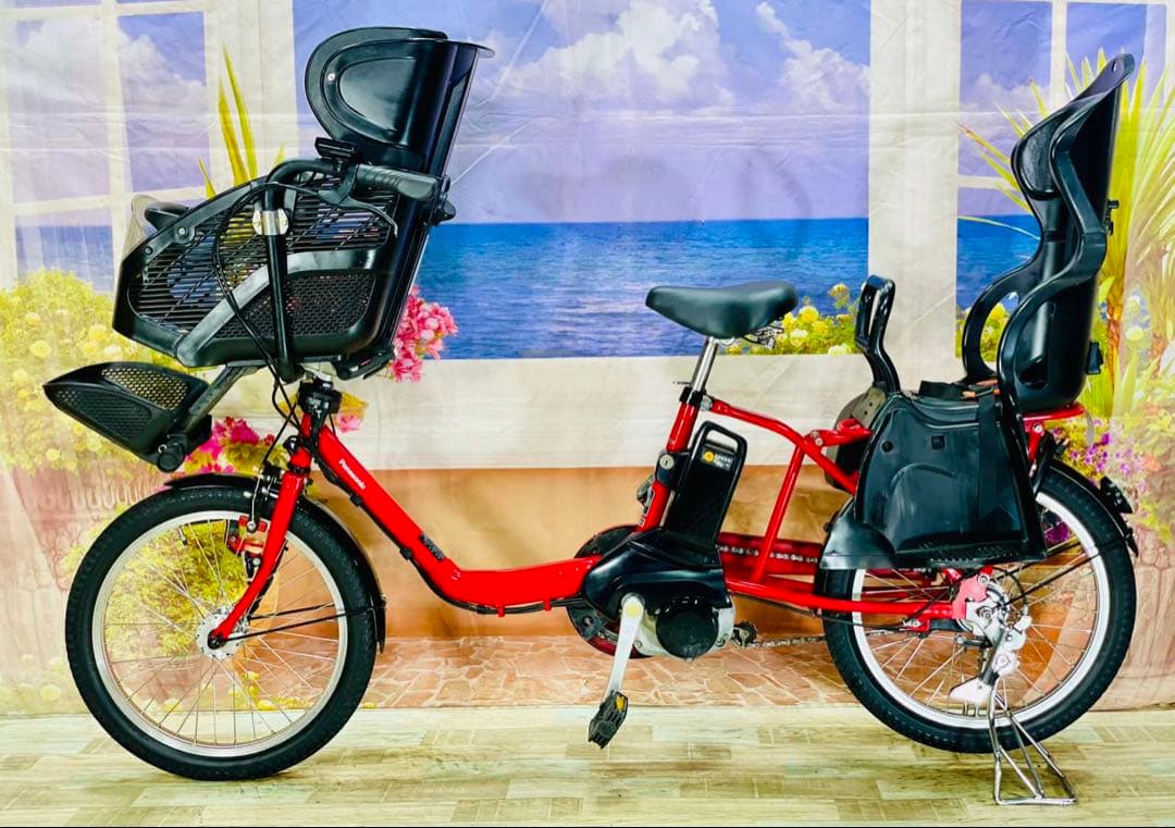 人気モデル！ギュット⭐️12AHパナソニック子供乗せ電動アシスト自転車Y2229