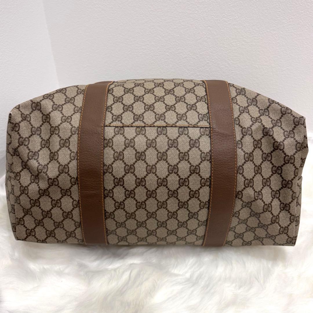 【美品】　GUCCI グッチ　GGボストンバッグ　ヴィンテージ　トート