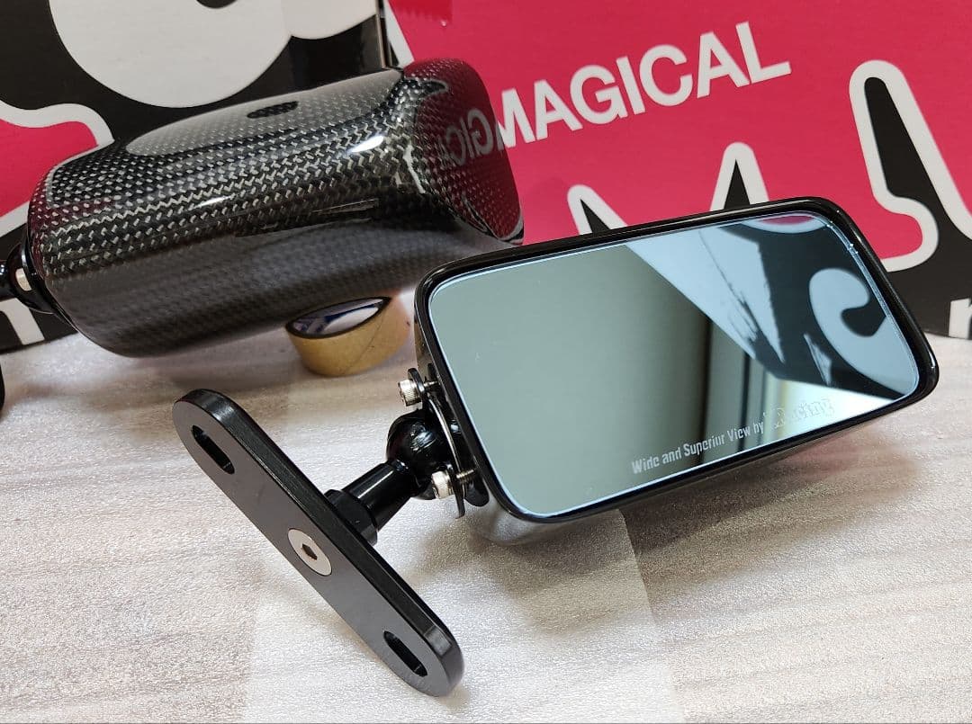 マジカルレーシング｜レーサーレプリカ ミラー｜カーボン｜type3 ショート