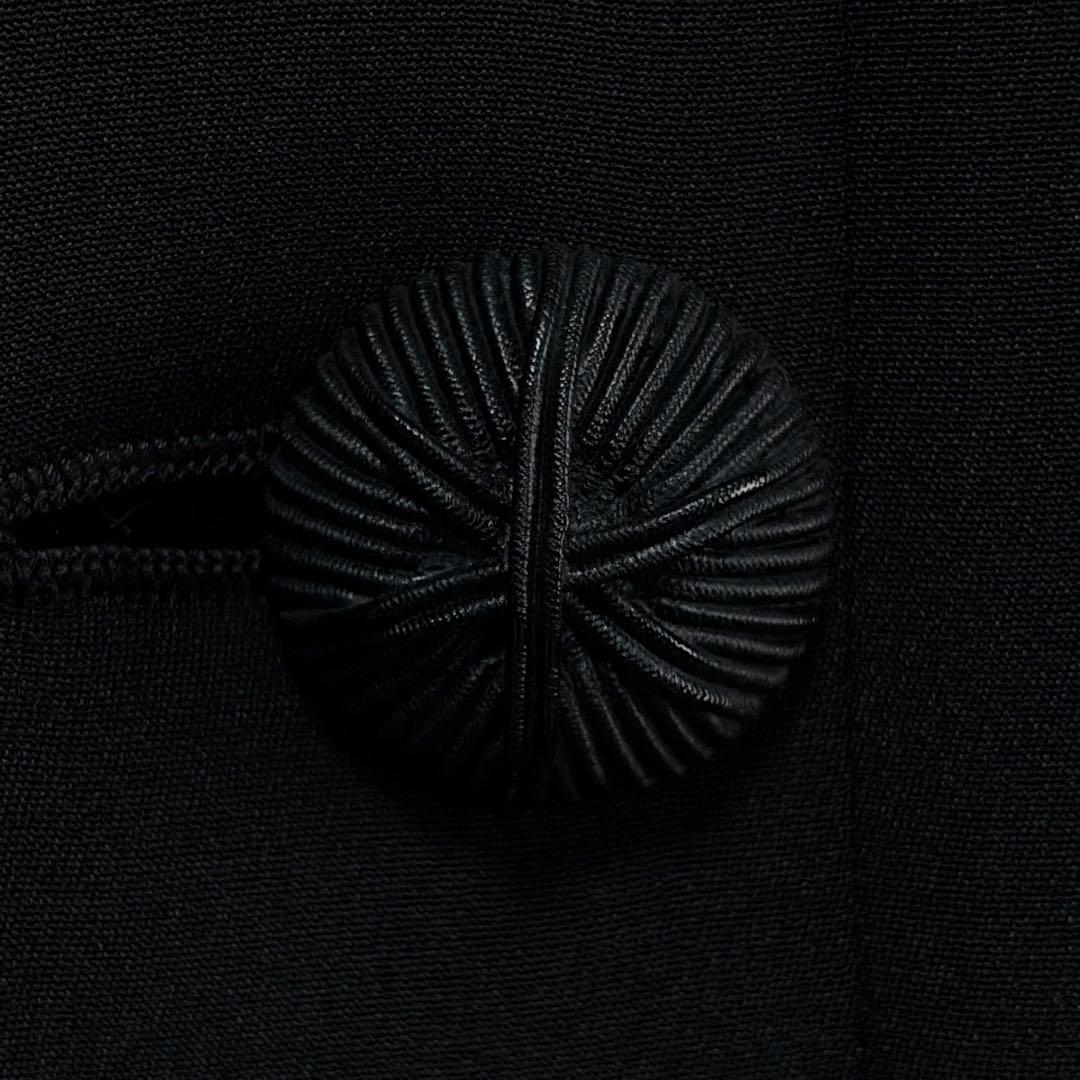 ☆大きいサイズ・13＋☆レリアン　ダブルコート　ロングコート　装飾ボタン　シルク