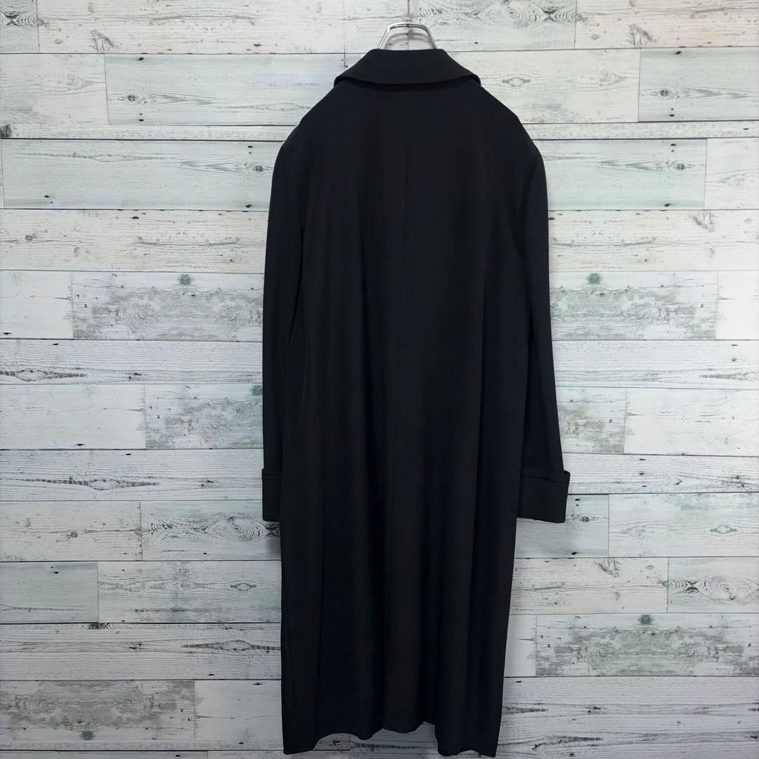 ☆大きいサイズ・13＋☆レリアン　ダブルコート　ロングコート　装飾ボタン　シルク