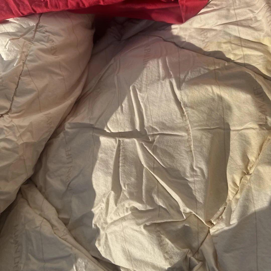 JAPAN LIFE 赤 羽毛掛け布団