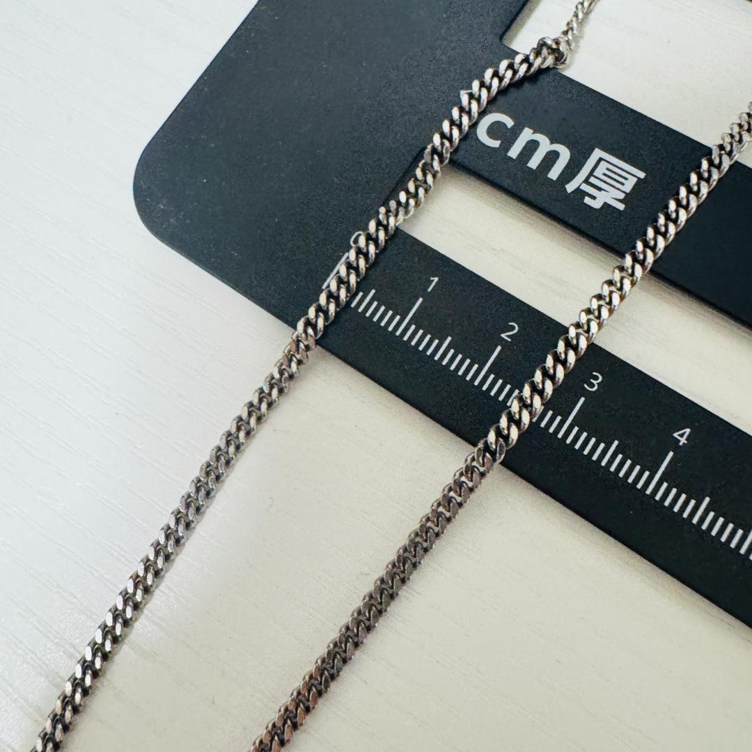 【箱付】TOMWOOD トムウッド カーブチェーン M ネックレス SV925