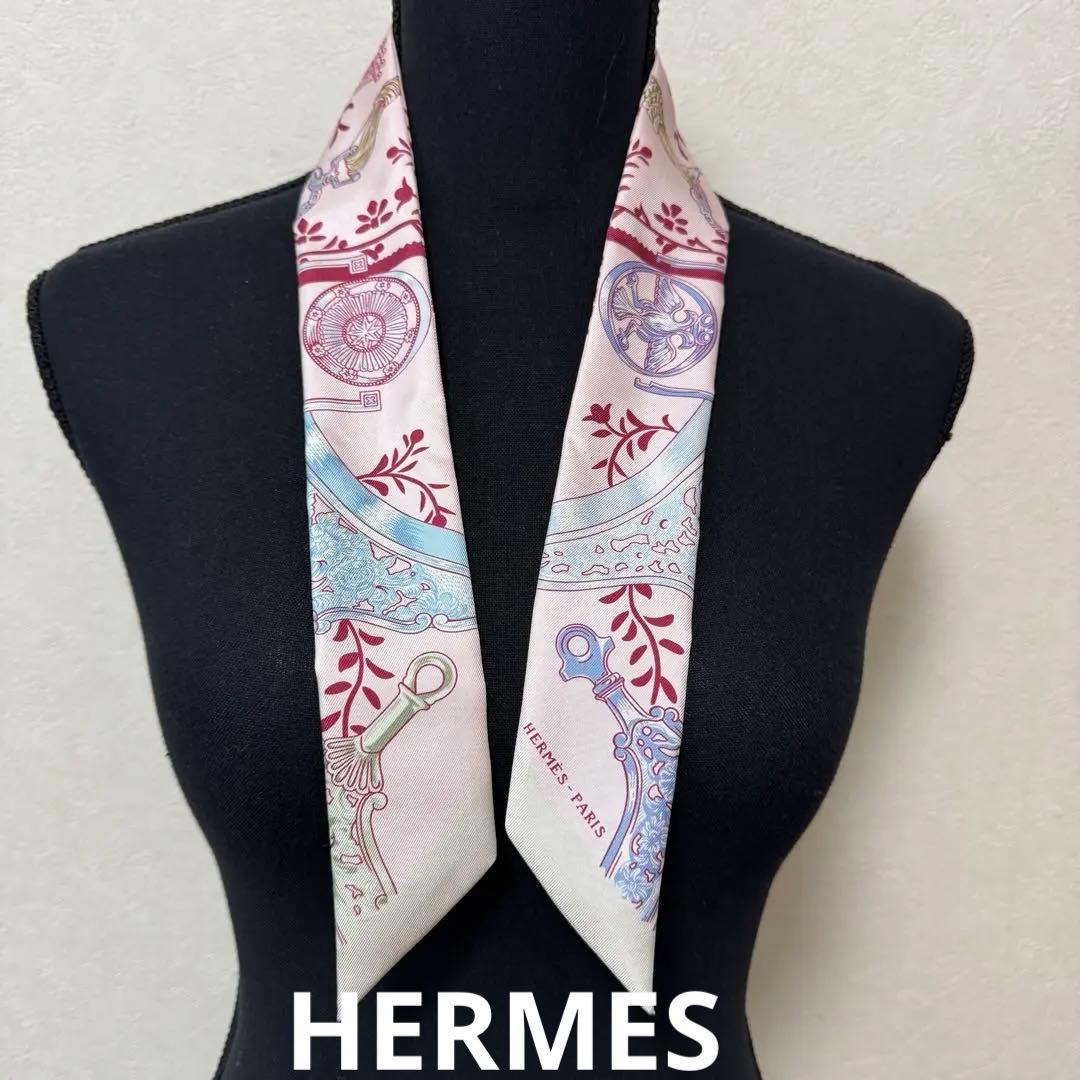 HERMES エルメス ツイリー 鎧 リミックス リボンスカーフ