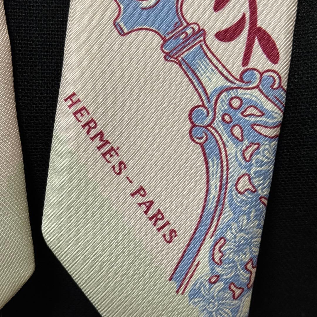 HERMES エルメス ツイリー 鎧 リミックス リボンスカーフ