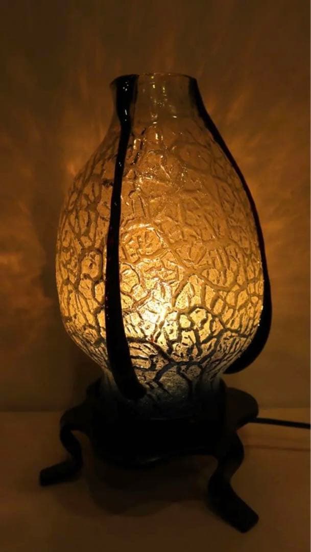 《超貴重》稲嶺盛吉　琉球ガラス　フロアライト