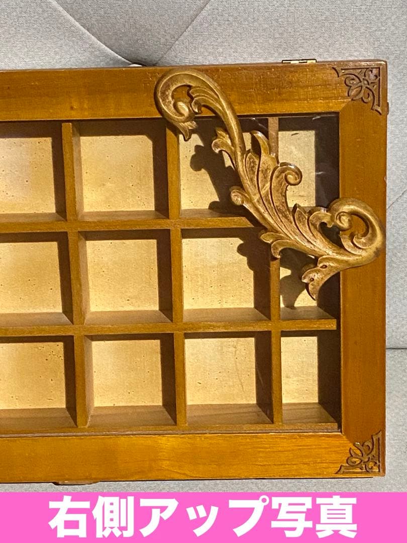 ナチュラルロココ仕様♦️アンティーク調 コレクションケース♦️新品♦️送料込