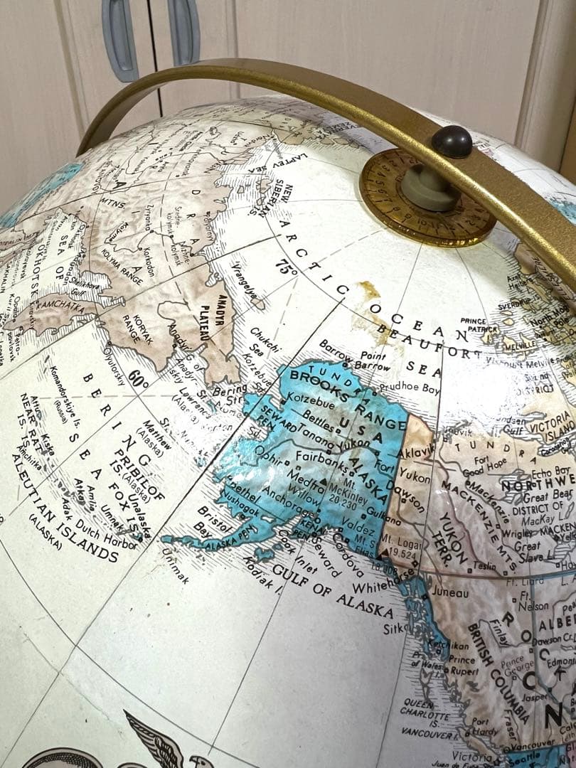 【希少】リプルーグル / REPLOGLE ケンブリッジ型 英語 地球儀