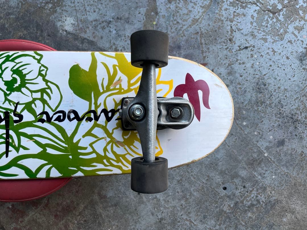 花柄スケートボード コンプリート