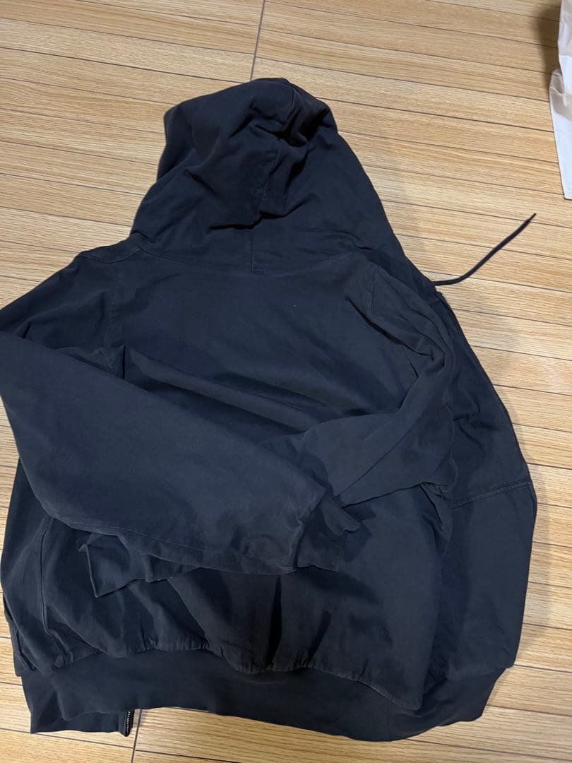 イージーギャップ　ブラック フード付きパーカー Sサイズ