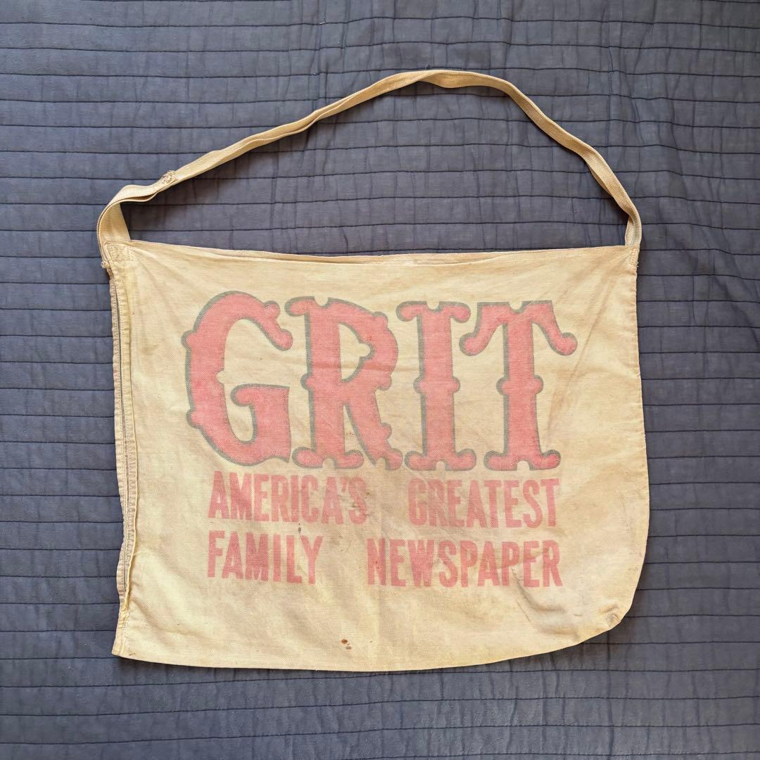 50s GRIT ニュースペーパーバッグ 40s 60s
