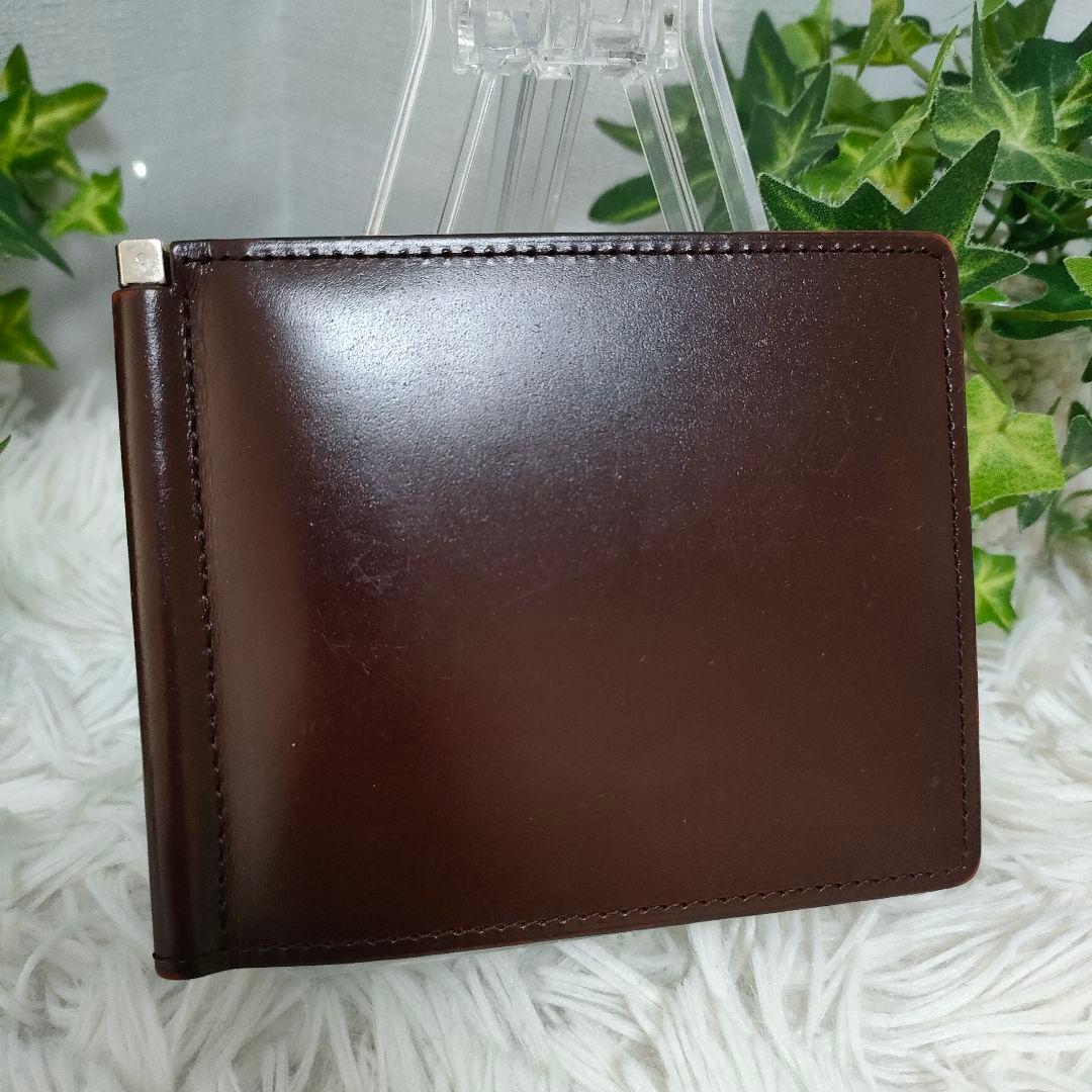 ソメスサドル マネークリップ ブラウン レザー SOMES SADDLE カード