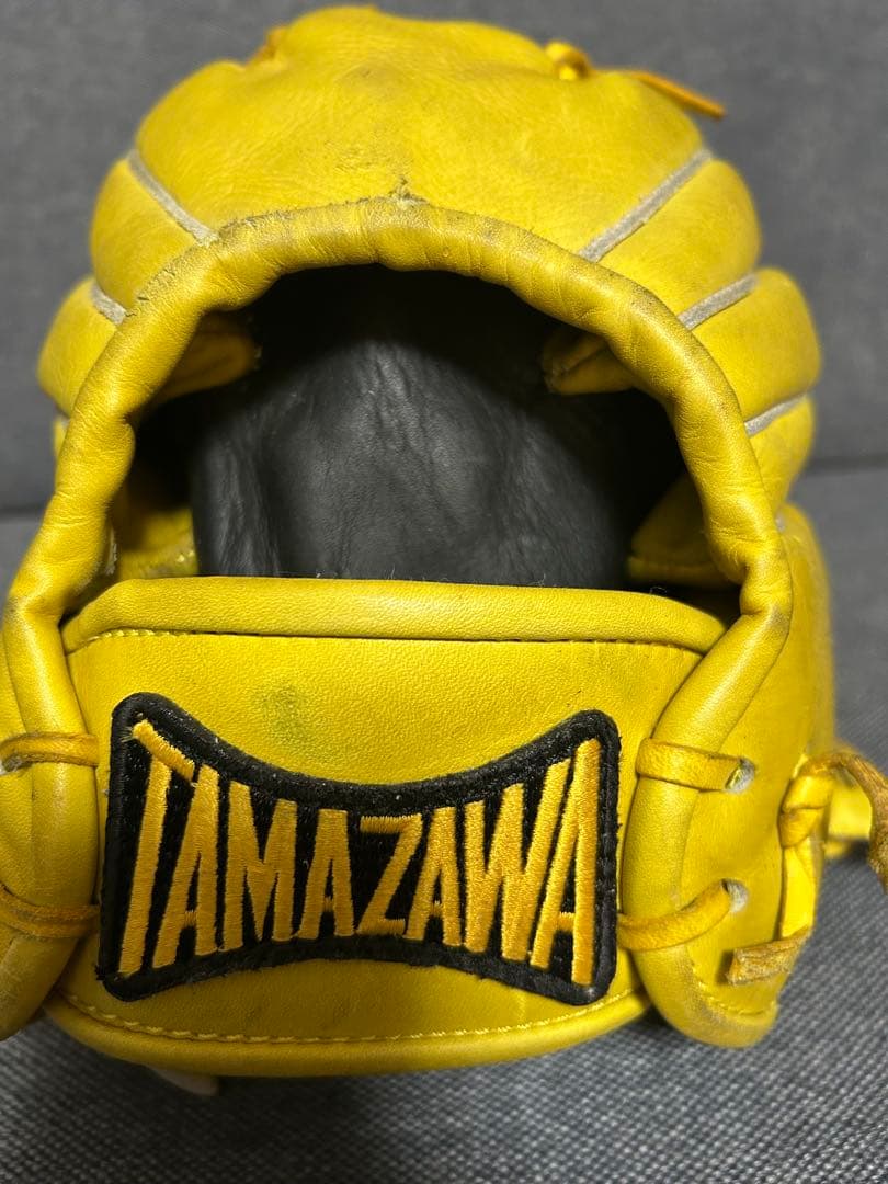 タマザワ 両手投げ 軟式グローブ TG-WH20イエロー 左右 TAMAZAWA
