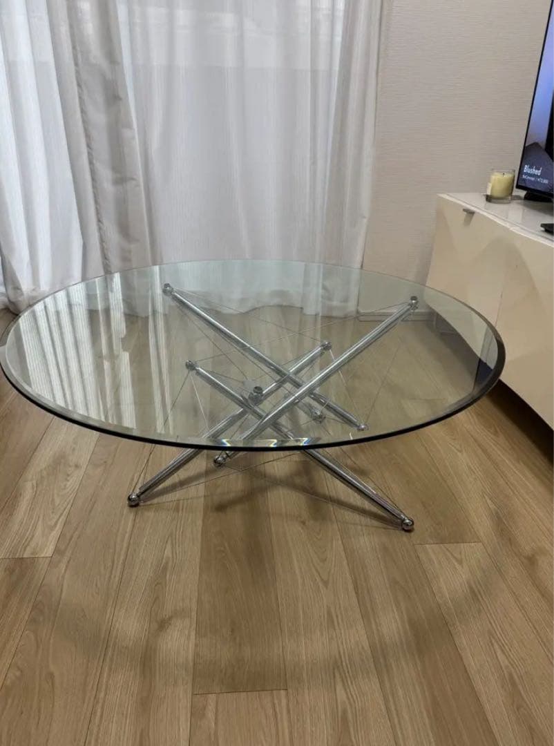 Cassina カッシーナ 713 ガラステーブル ローテーブル