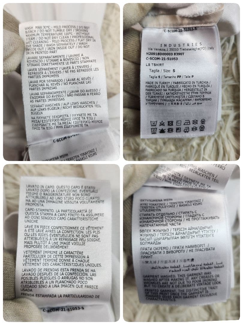 美品 MONCLER ロンT 2022 カットソー ロングスリーブ ロゴワッペン