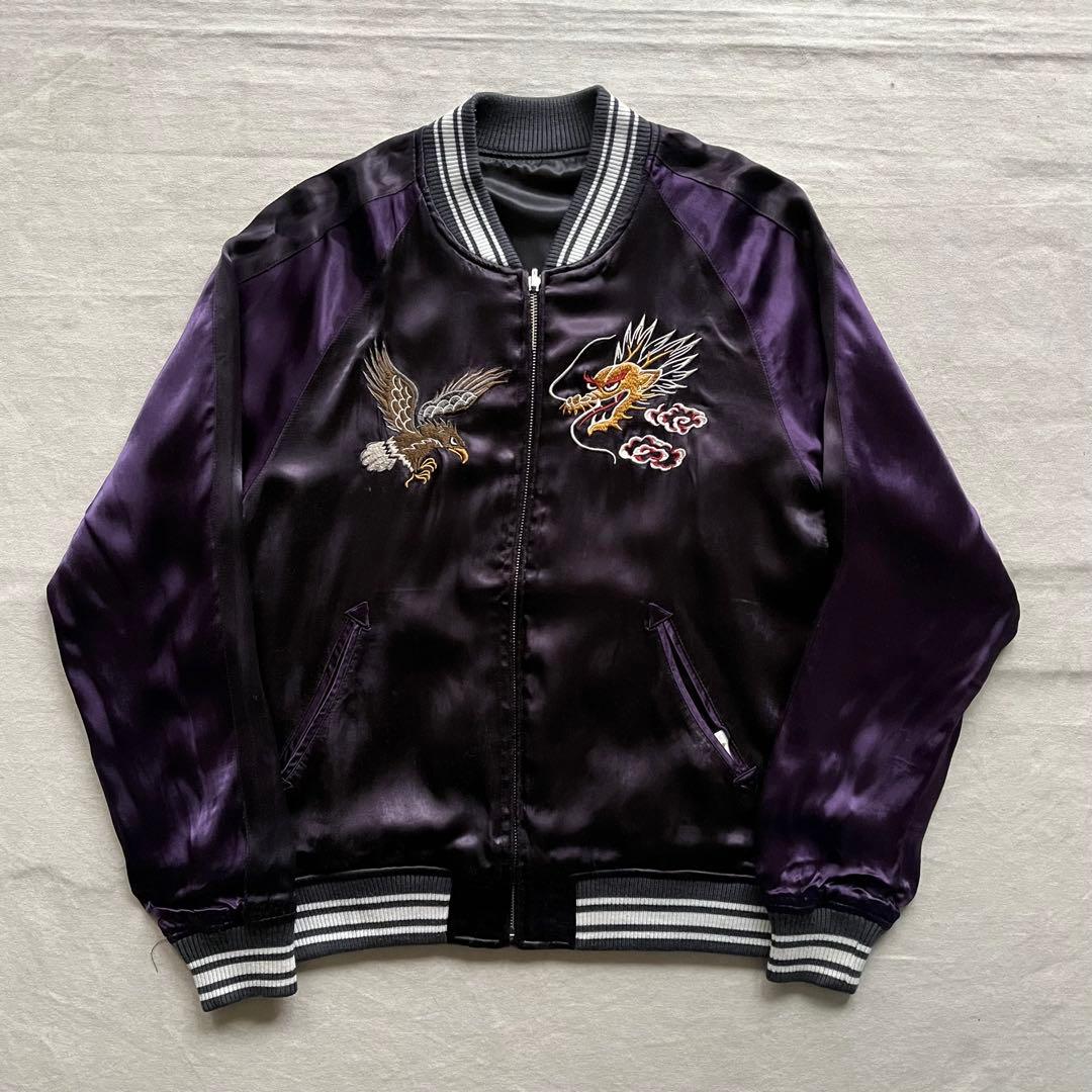 AVIREX スカジャン ドラゴン タカ刺繍