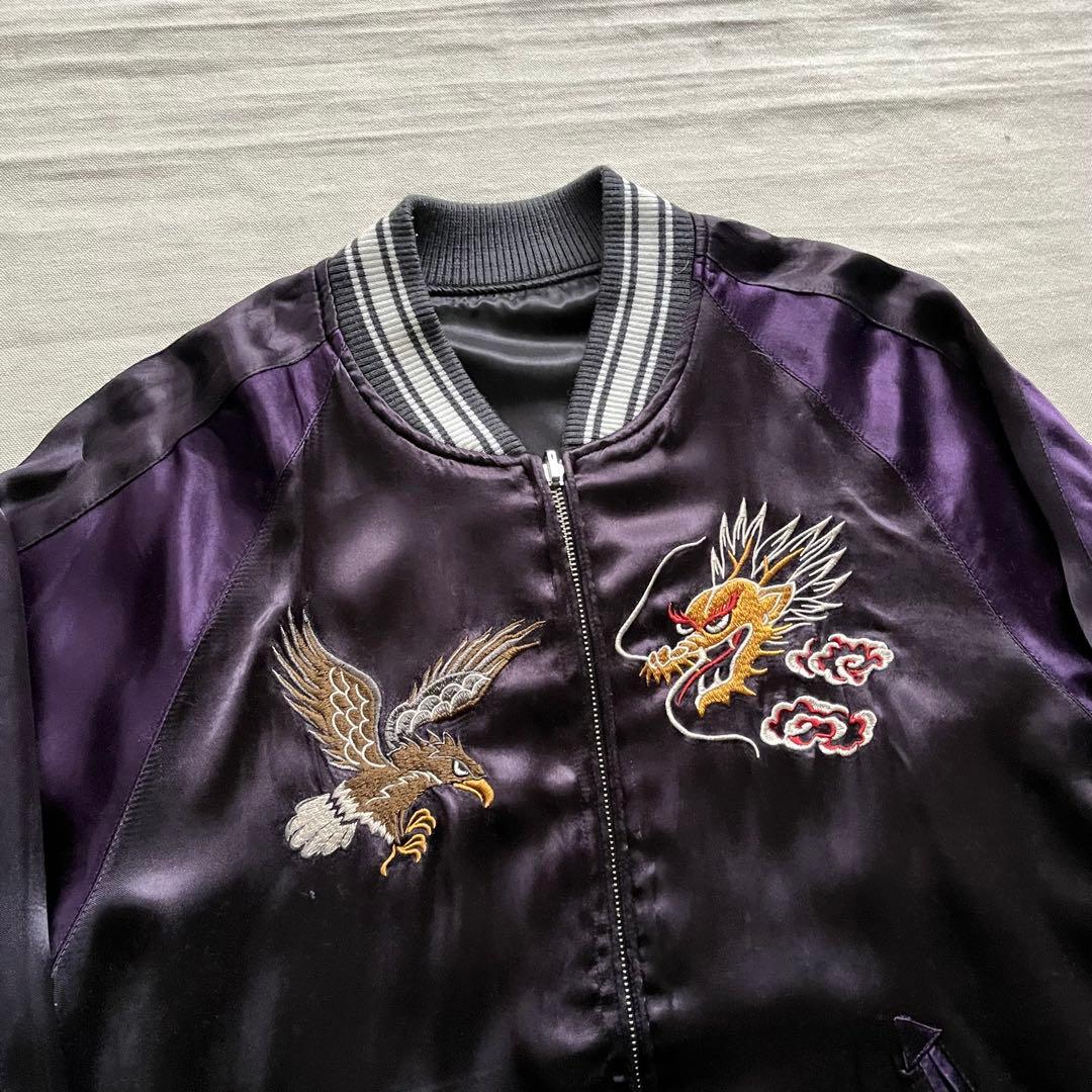 AVIREX スカジャン ドラゴン タカ刺繍