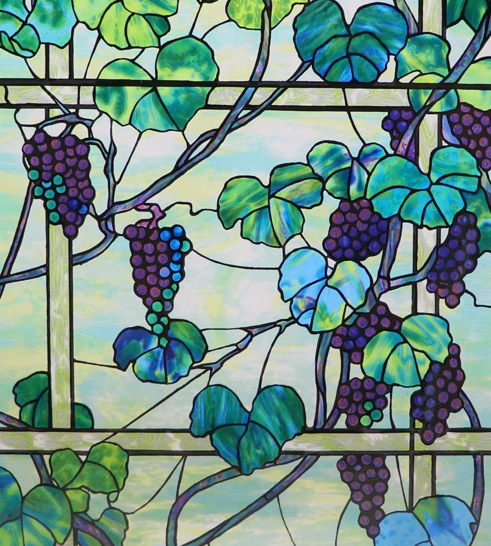 ティファニー ヴィンテージ ステンドグラス 葡萄の木 メトロポリタン美術館収蔵