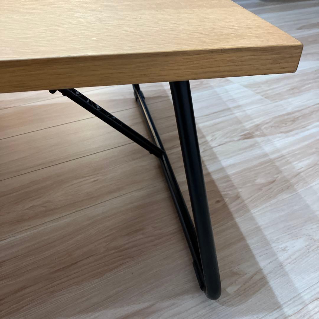 無印良品　120cm幅 折りたたみローテーブル オーク材　送料込