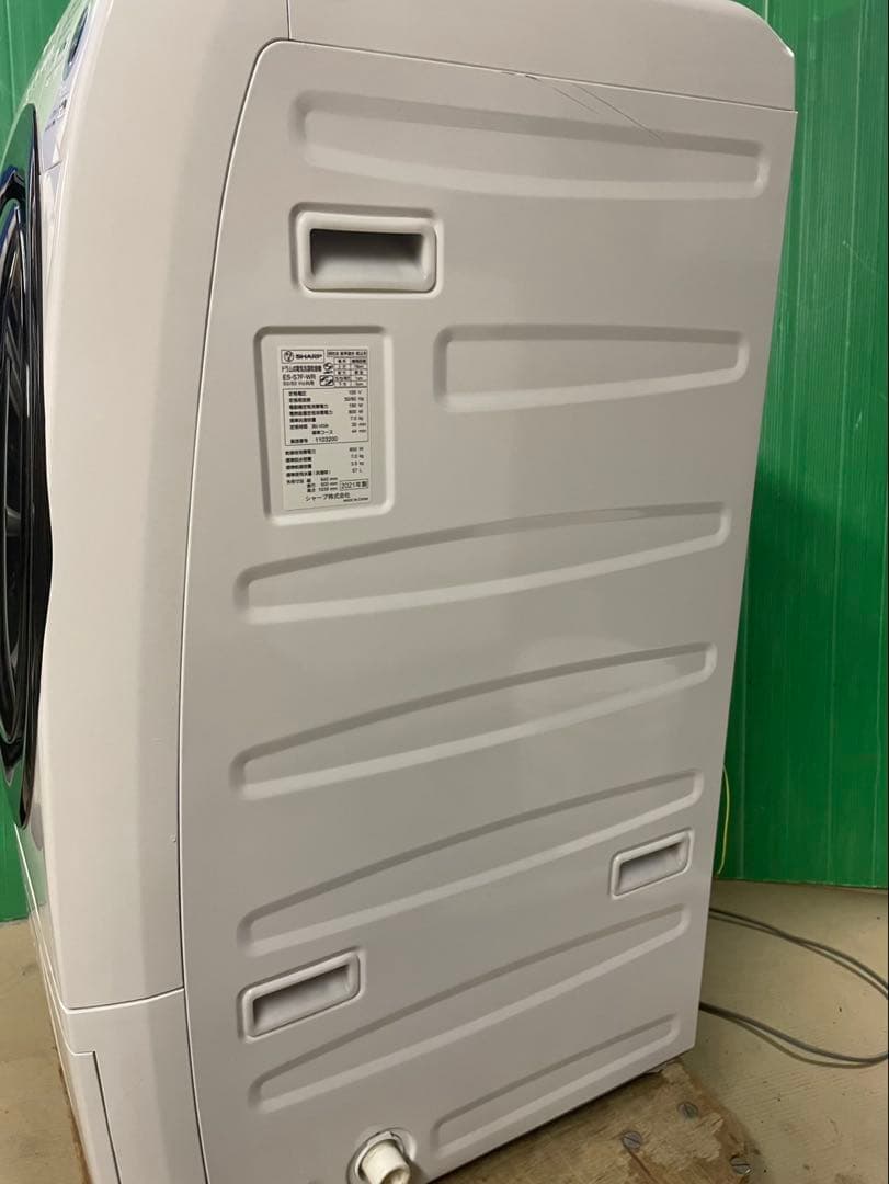 シャープ ドラム式洗濯機 ES-67F-WR 2021年製