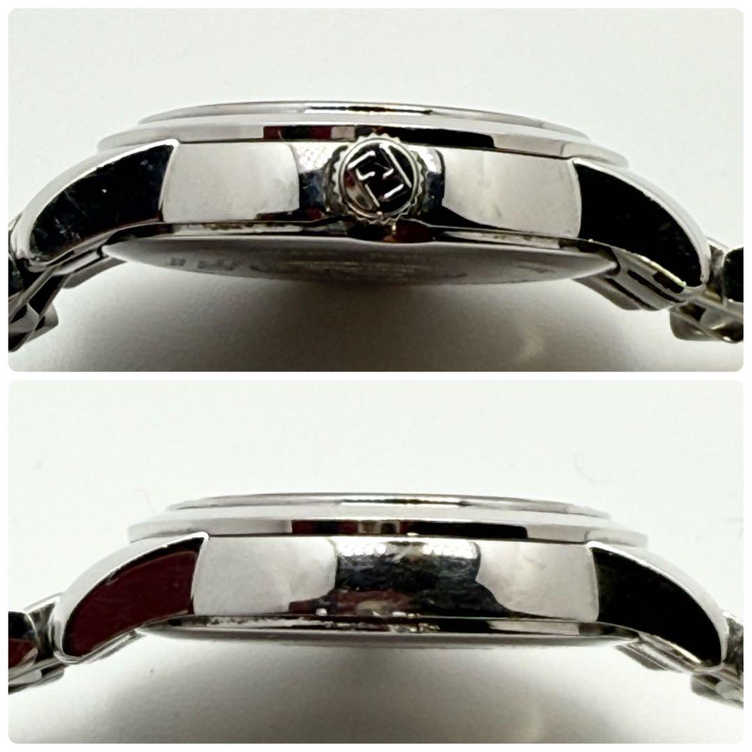 【稼働】FENDI 2100L 腕時計 ピンク レディース クォーツ デイト