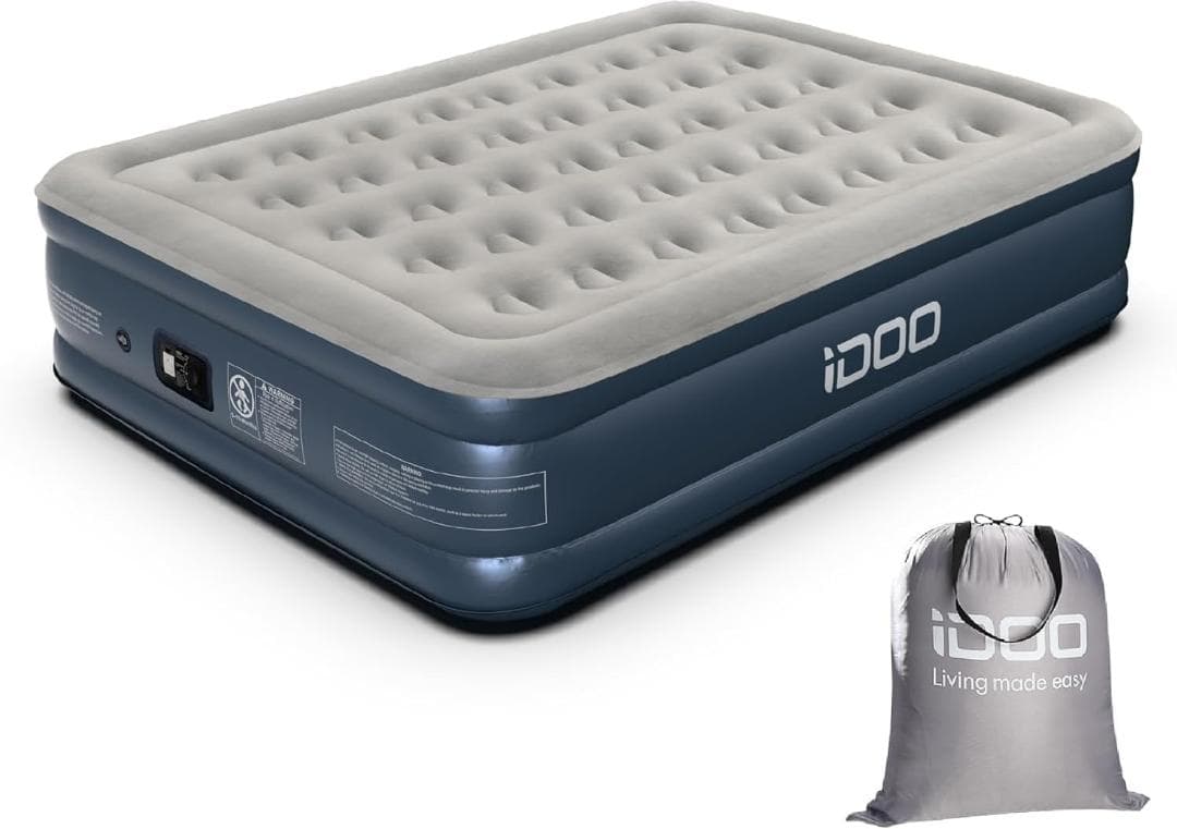 iDOO エアーベッド エアマット ダブルサイズ 電動ポンプ内蔵