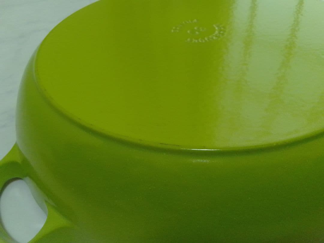 ルクルーゼ 30cm ビュッフェキャセロール グリーン 両手鍋