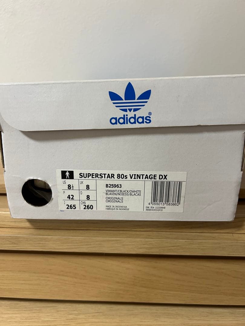 稀少 adidas SUPERSTAR 80s VINTAGE DX 26.5
