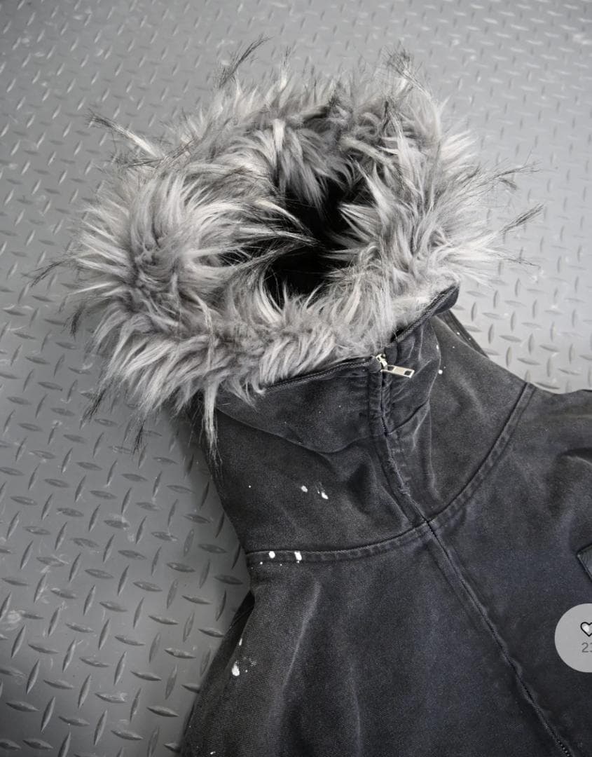 L2205　ウォッシュドファージャケットL　地底人ONLINE