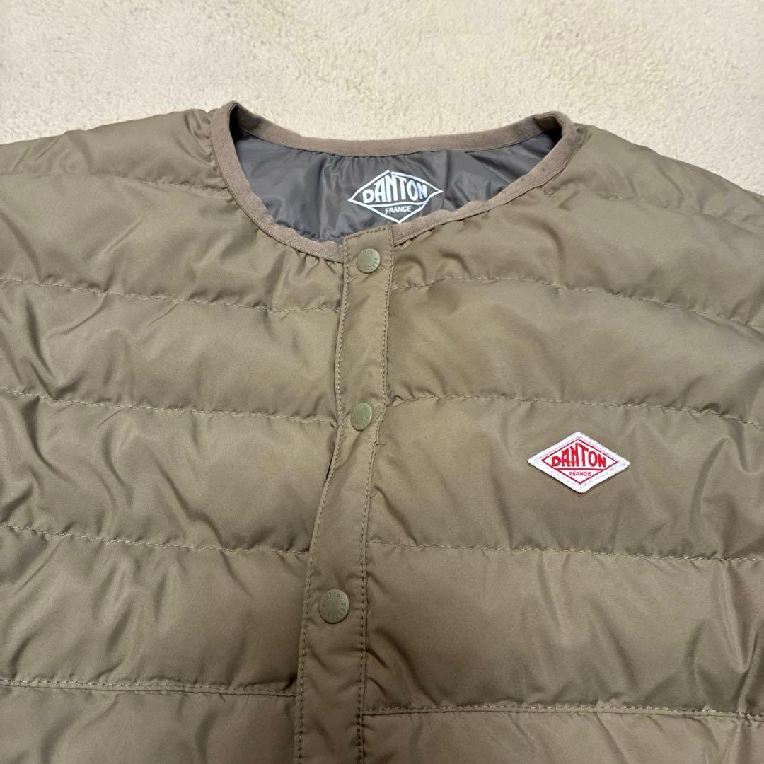 DANTON クルーネックインナーダウンジャケット M