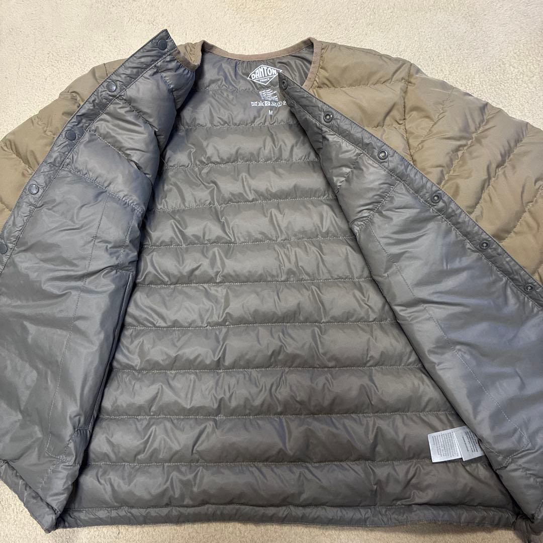 DANTON クルーネックインナーダウンジャケット M