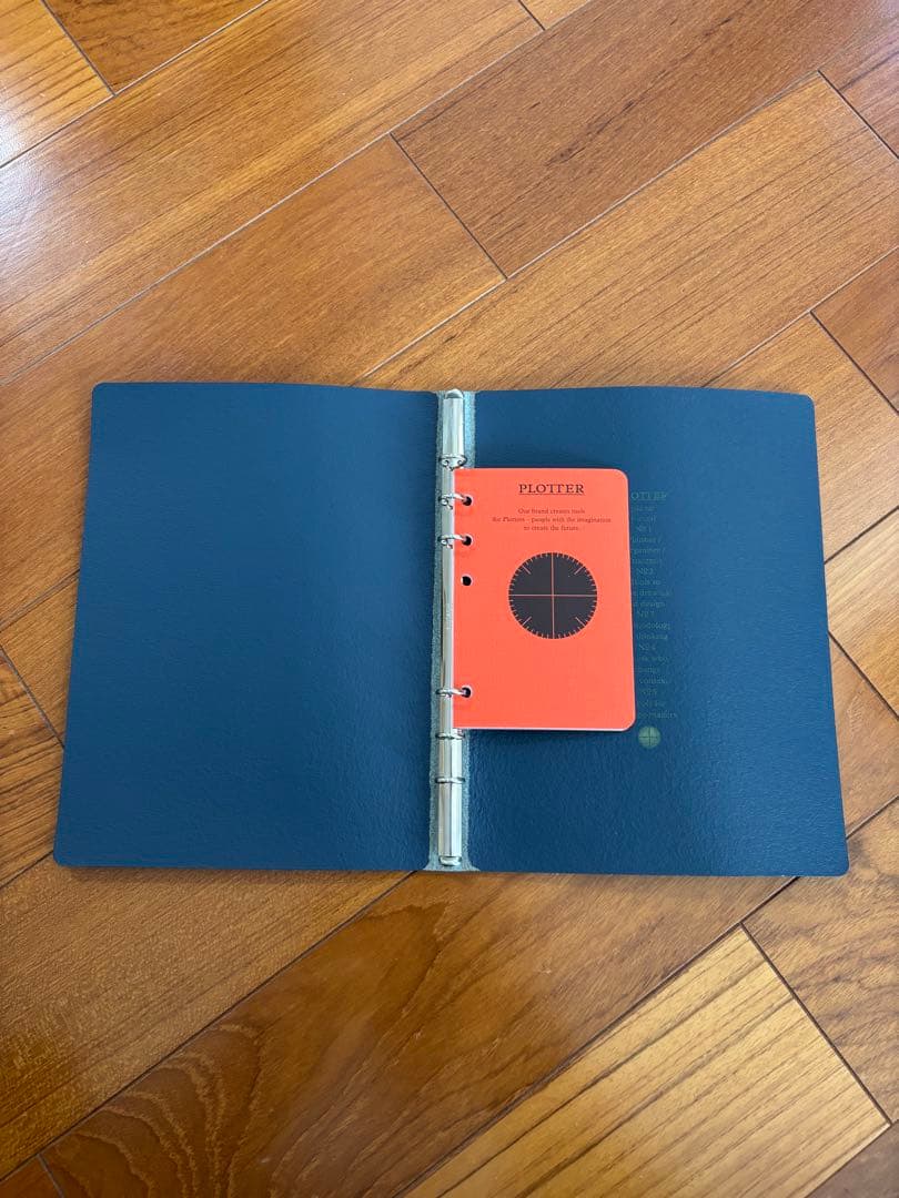 プロッター　A5レザーバインダー　未使用品　PLOTTER