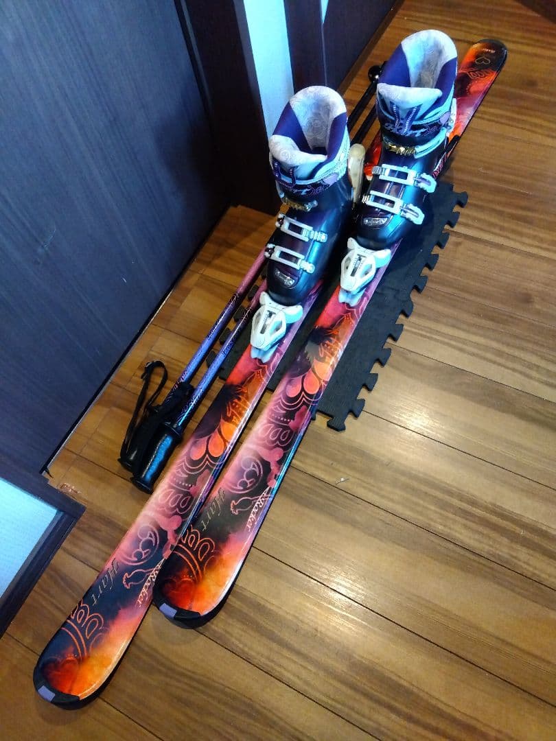 豪華‼️ALL♡HART/レディース用/スキーフルセット/メンテ・WAX済み✔